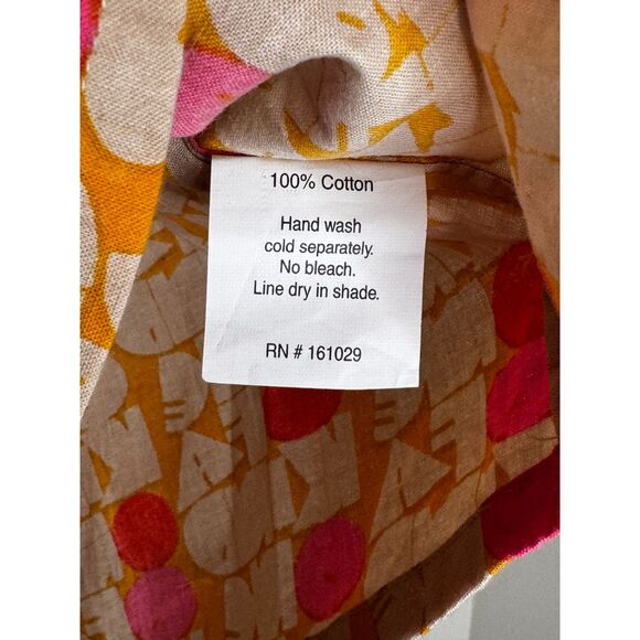 Matilda Jane Skirt Orange Pink "One of a Kind" Dot Graphic Print Cotton - Picture 6 of 8